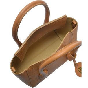 Borsa a spalla Anna Luchini Cammello