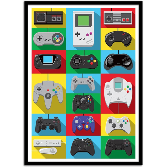 Affiche - Legendary Controllers - Olivier Bourdereau