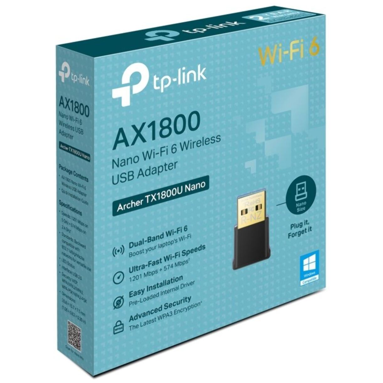 Clé Wi-Fi TP-LINK Archer TX1800U Nano WIFI 6
