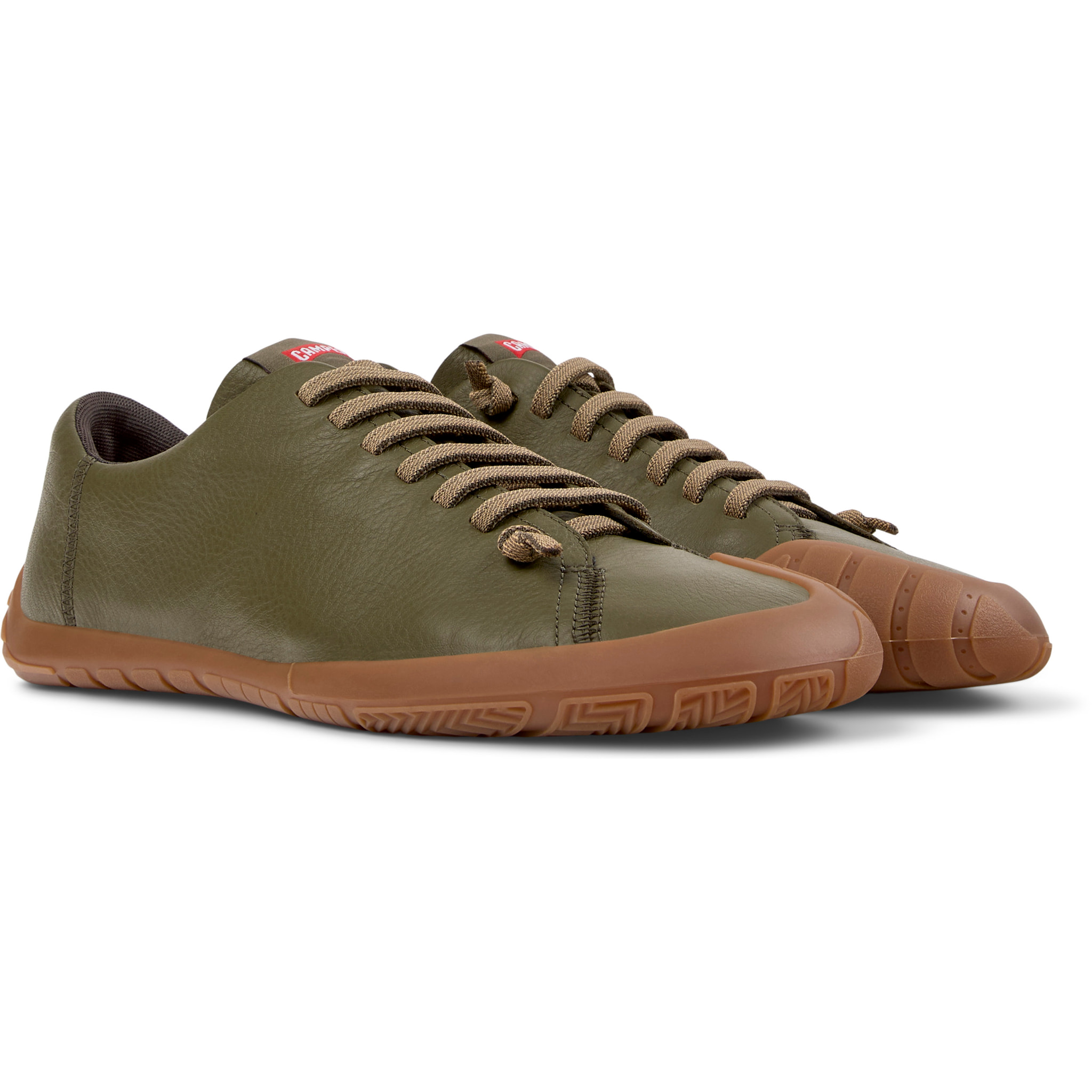 Sneakers - CAMPER Peu Path+ - Verde - Pelle liscia