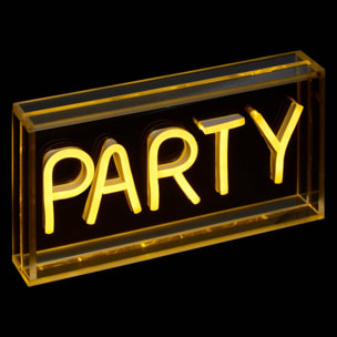Néon LED à poser "Party" 23x12,5cm