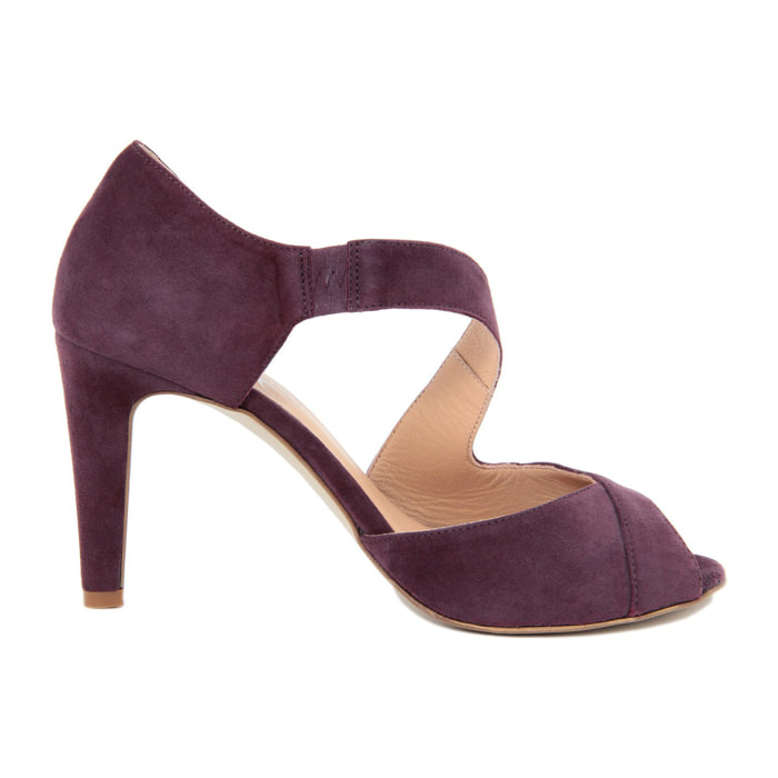 EYE SANDALO CON TACCO BORDEAUX