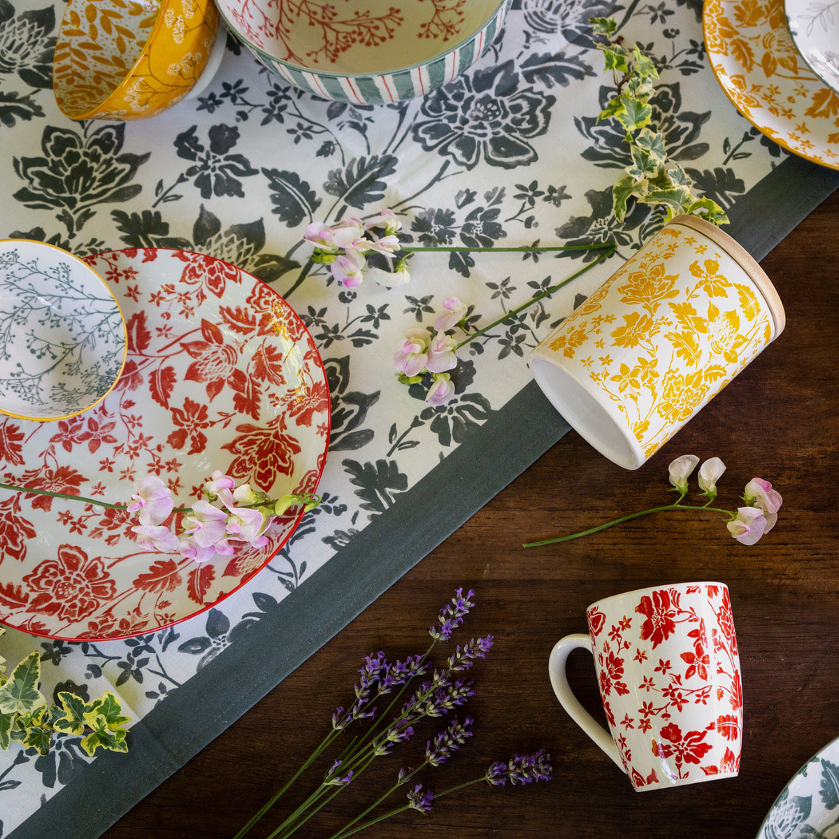 Lot de 6 assiettes à dessert, COTTAGE