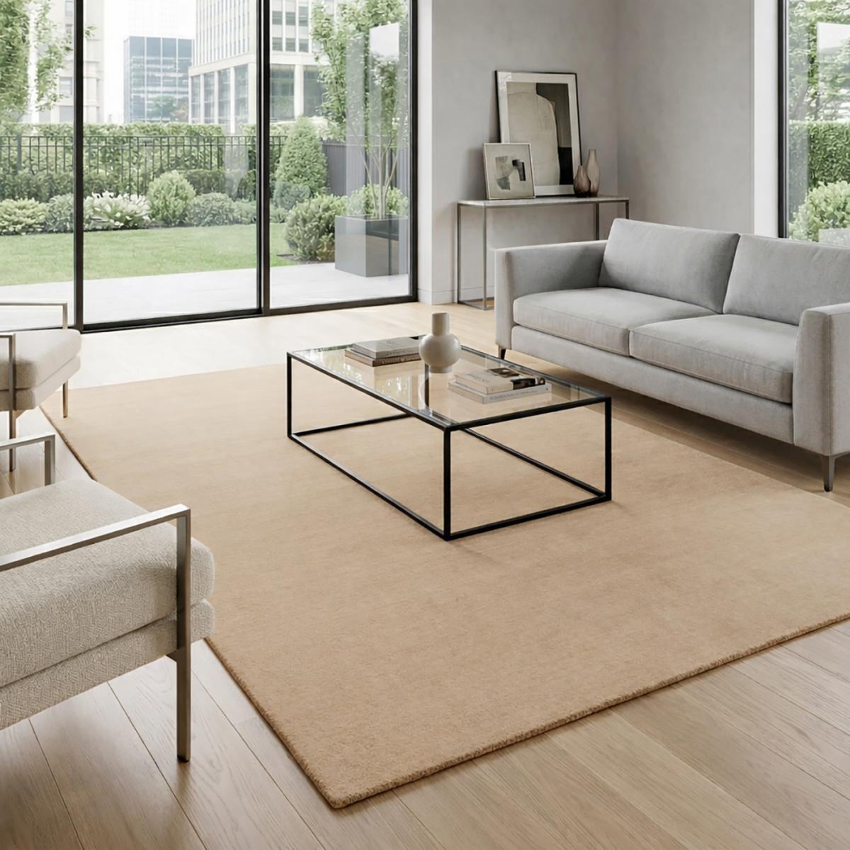 Authentique tapis d'orient, Gabbeh noué à la main en laine