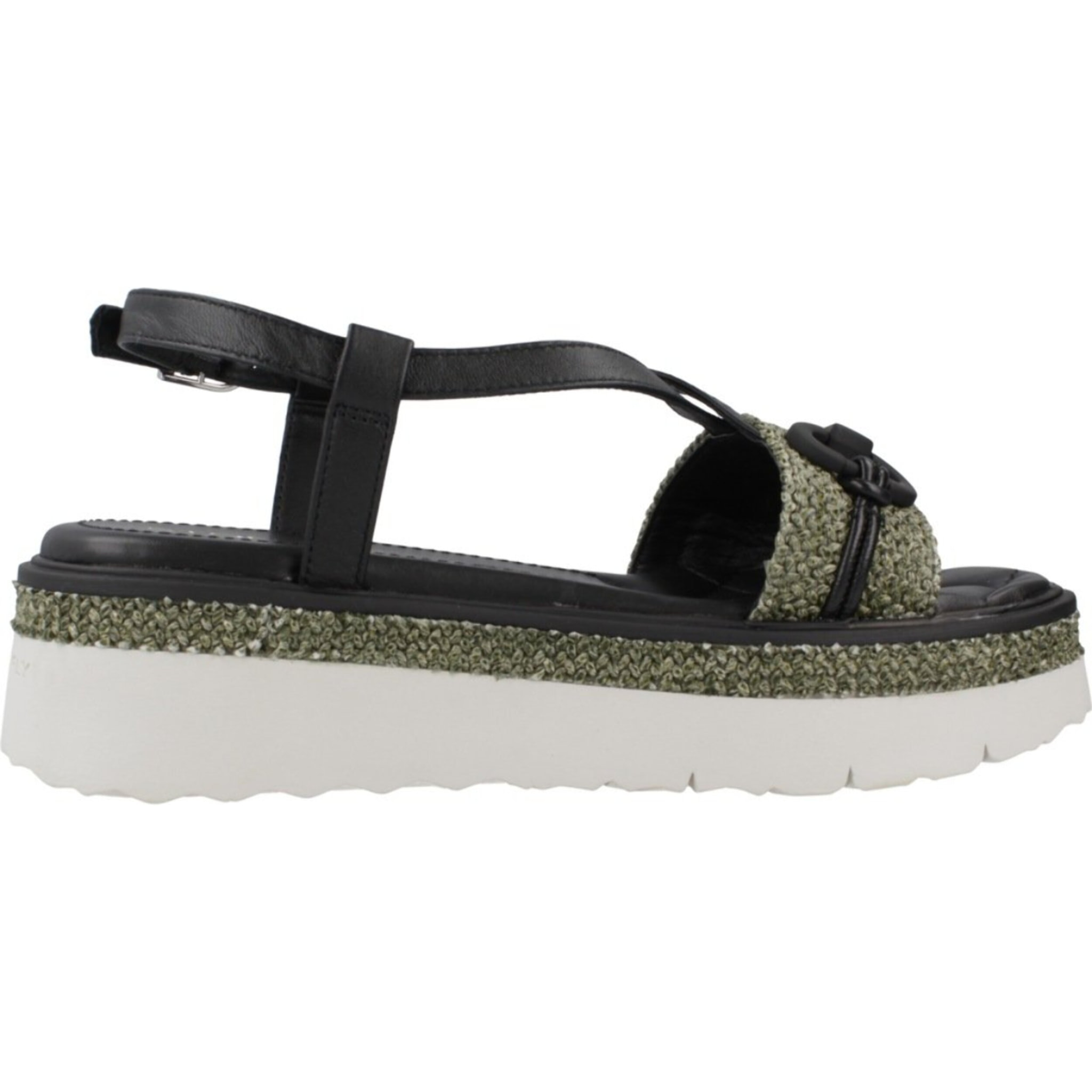 Sandalias Mujer de la marca STONEFLY  modelo SOLES 4 NAPPA LTH/RAFFIA Black