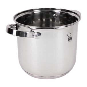 Batería de cocina 8 piezas en acero inoxidable Renberg