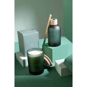 J-Line bougie parfumée Accords Essentiels - Bois Givré - vert - 38H