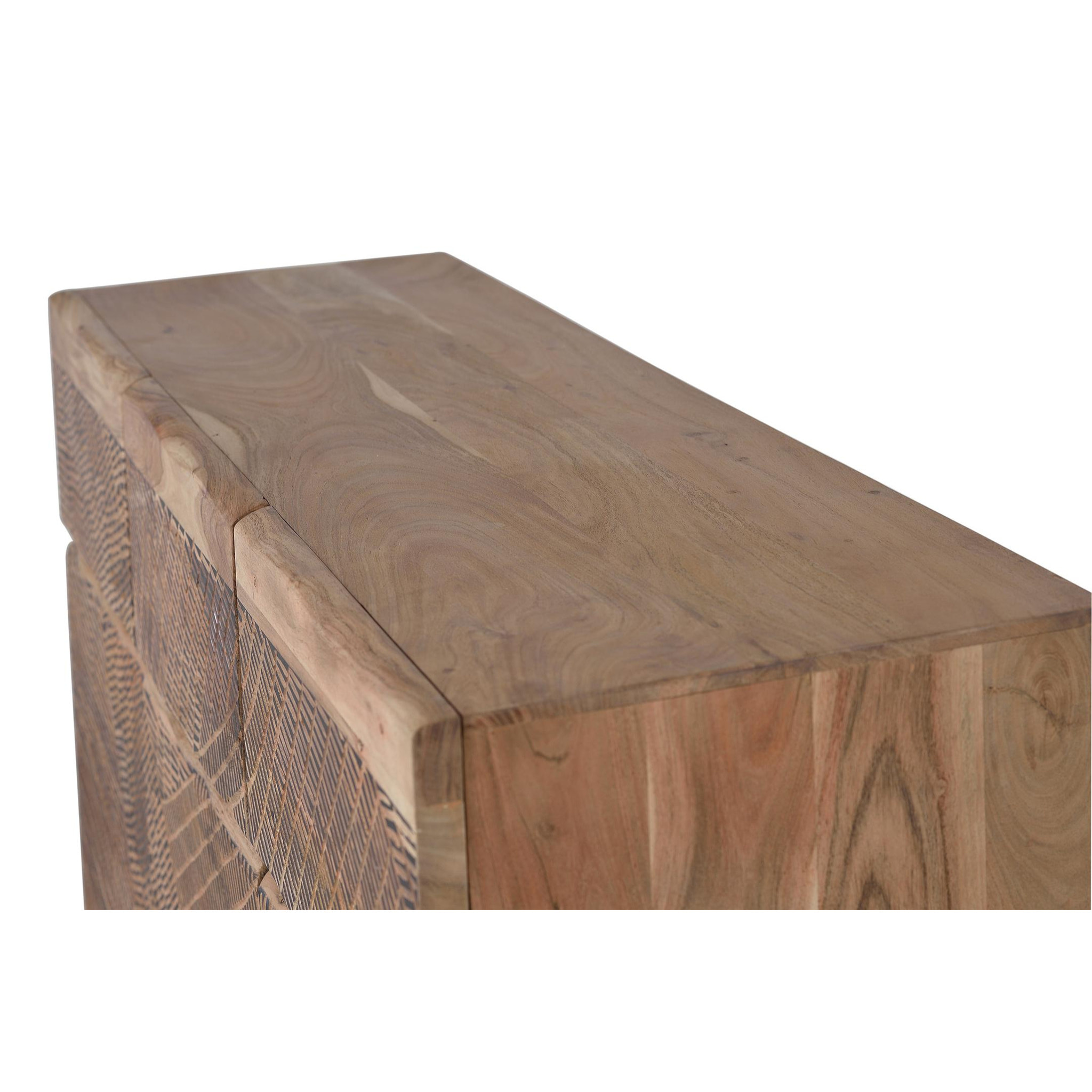 Aparador de Madera de Acacia Estilo Rústico Moderno