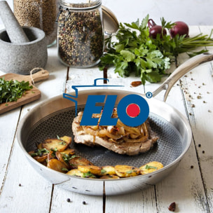 Poêle sauteuse en inox 18/10 Elo Relief Evolution