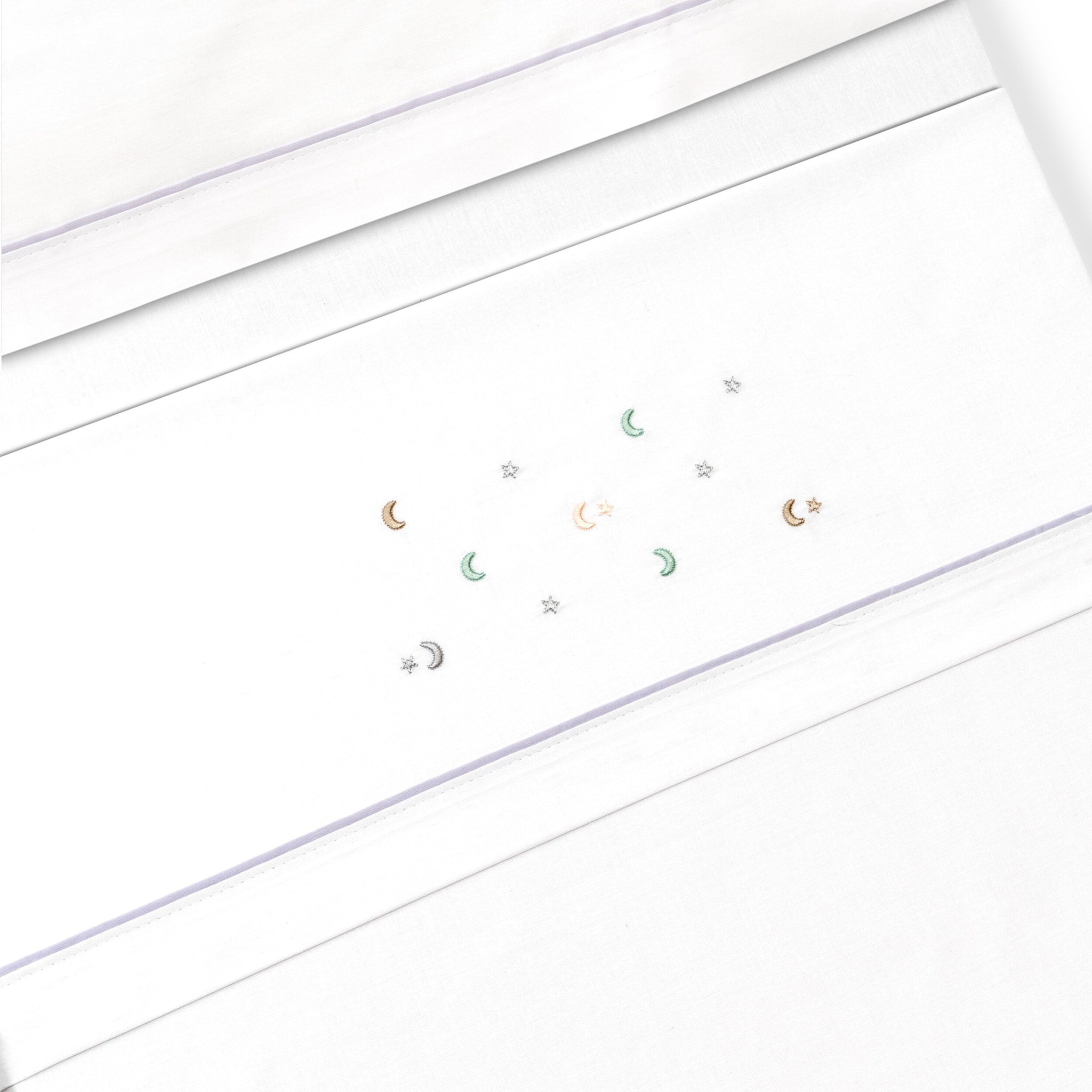 Triptico Coche Estrella Luna Multicolor Bco/Gris