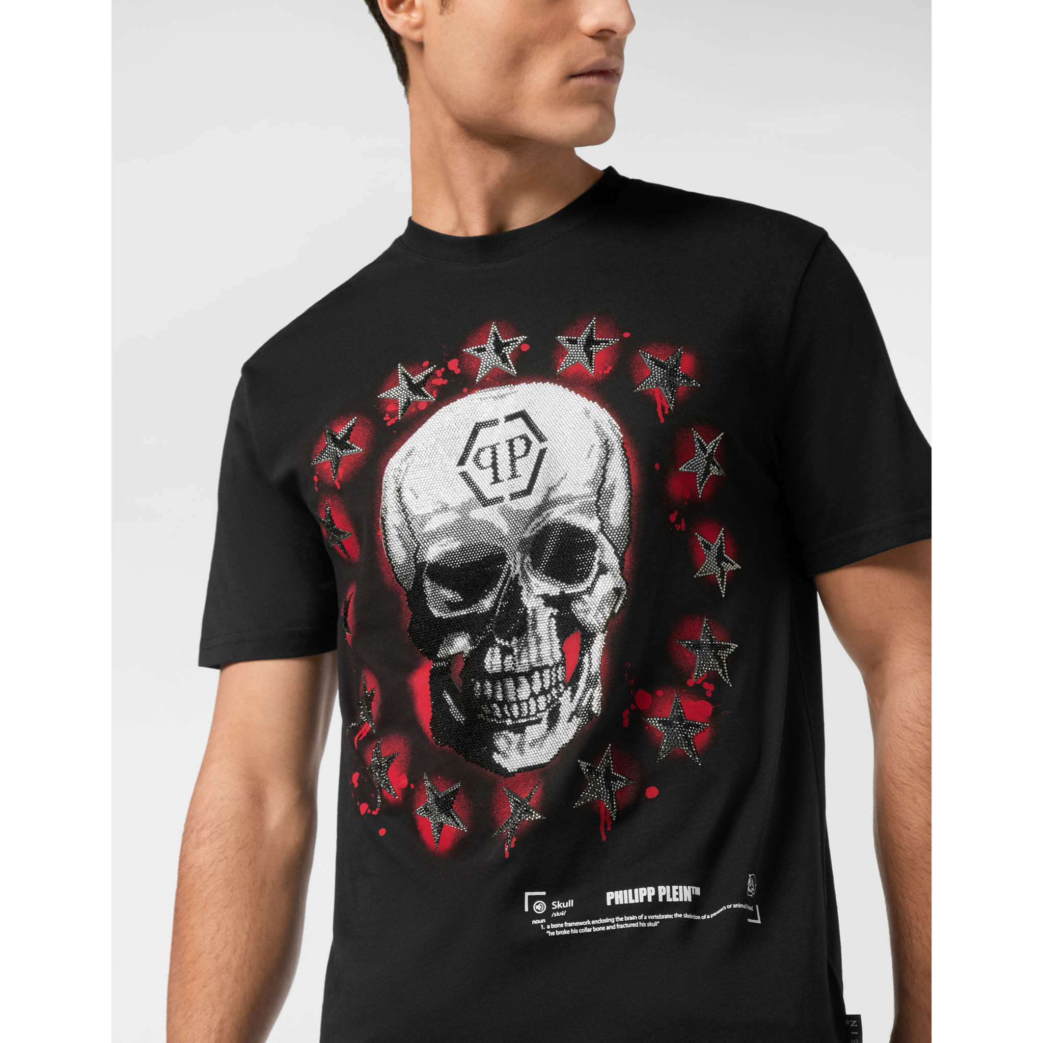 PHILIPP PLEIN T-shirt girocollo a maniche corte SKULL
