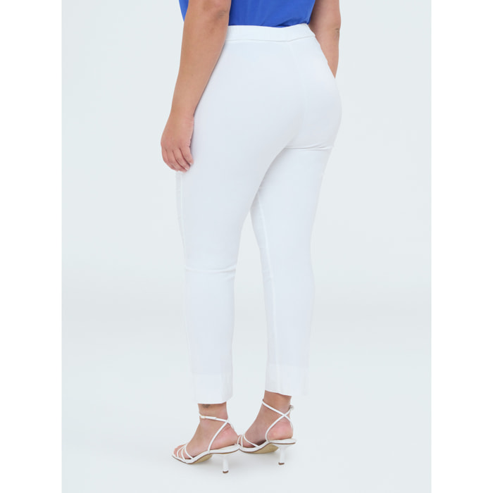 Fiorella Rubino - Pantaloni modello New York - Bianco