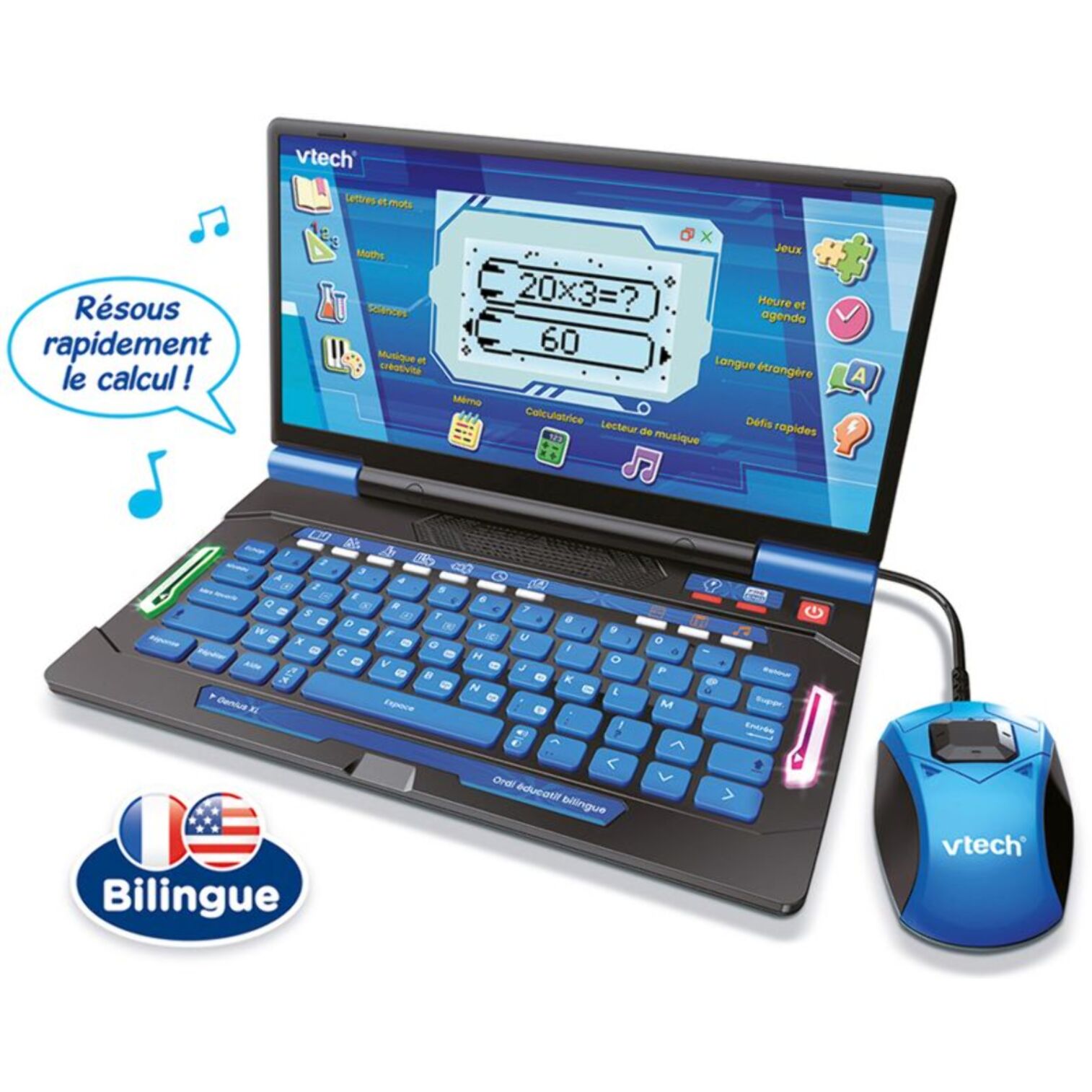 Jeu éducatif VTECH Genius XL Ordi éducatif bilingue