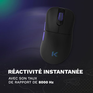 Souris Gamer Sans Fil SKILLKORP M20 Pro Noir Ultimate 8K