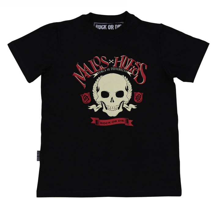 CAMISETA MALOS HUESOS ROCK OR DIE