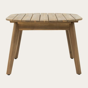 Table basse de jardin Kairo -bois massif d'acacia-couleur naturel 97 x 40 x 57 cm