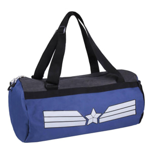 Bolsa deporte marvel para llevar toda tu equipacion deportiva y la botella de agua en el bolsillo lateral con cierre, unisex niños