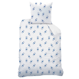 Parure de lit imprimée 100% coton, FFF CLASSIC