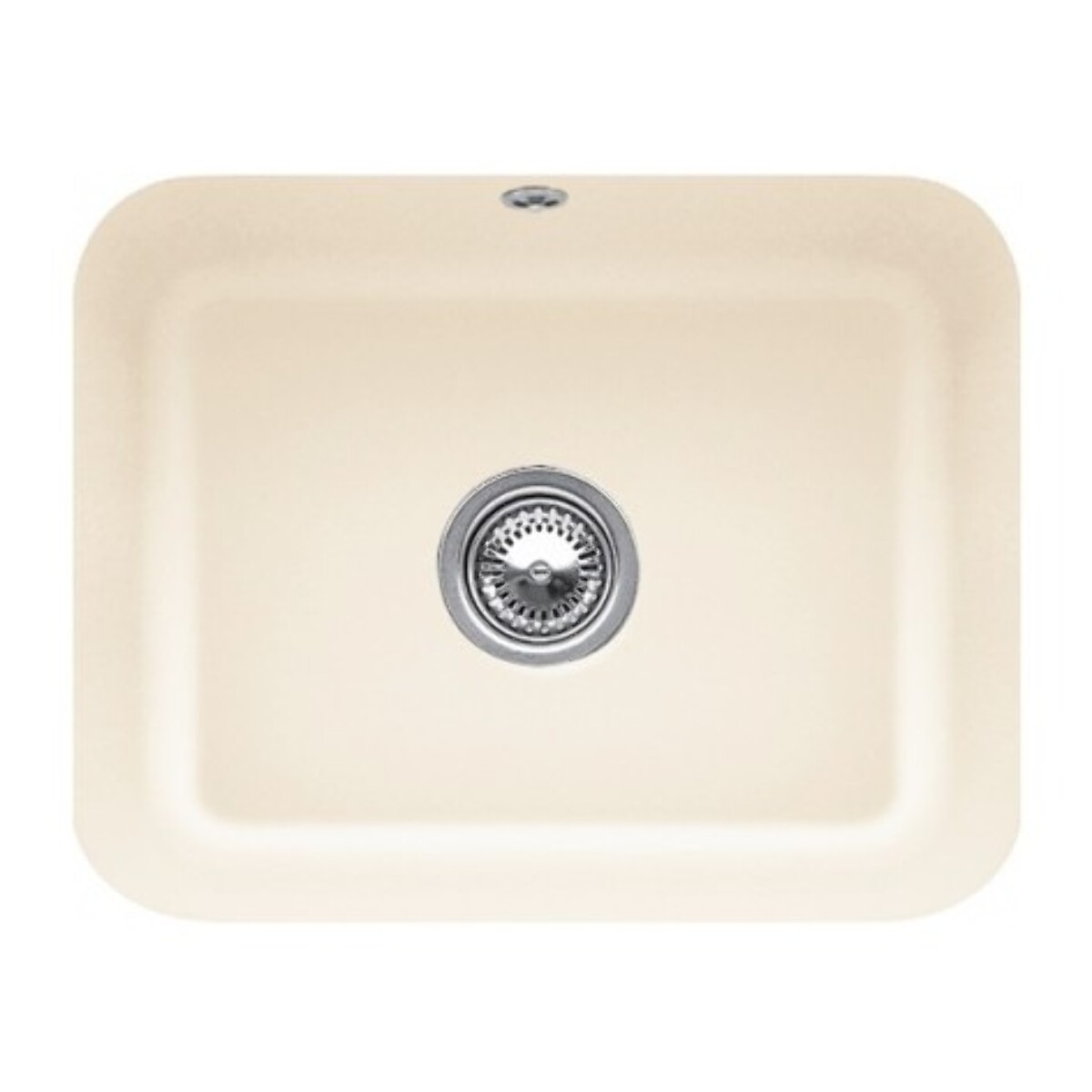 Evier 1 bac Cisterna 60C Ivory CeramicPlus avec vidage auto