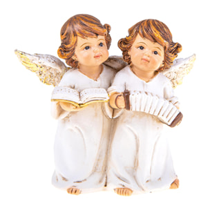 Coppia angeli - Pezzi 4 - 9,9xH9,1x4,6cm - Bianchi Dino SpA