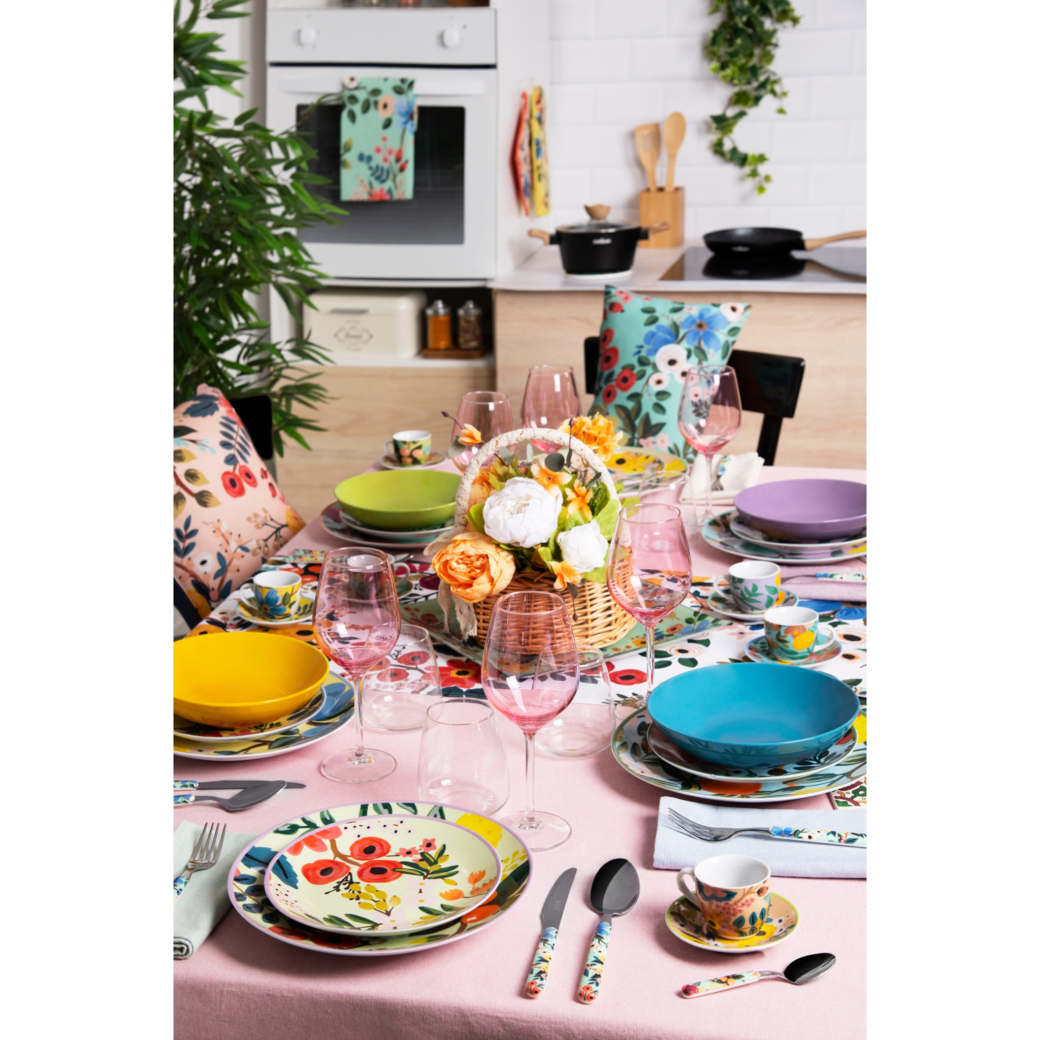 Set de 6 verres à vin Excelsa – Color Wine, Verre Rose 50 cl