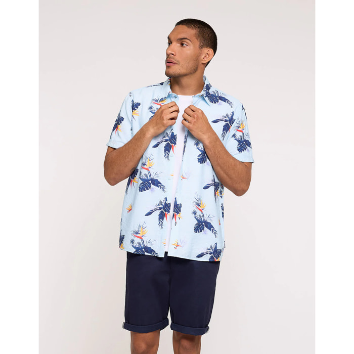 Camisa Manga Corta Azul - Chufe