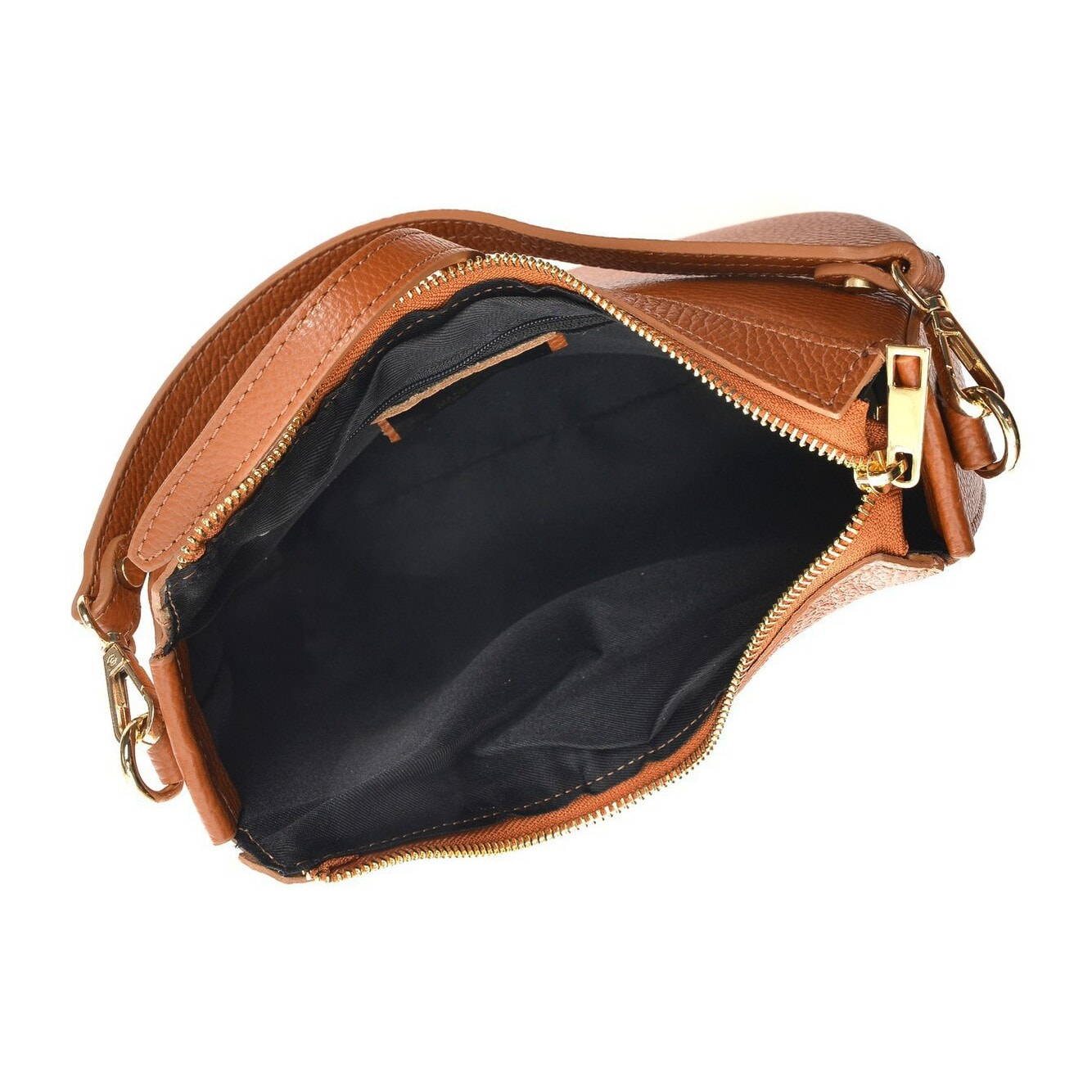 Borsa a spalla Anna Luchini Cammello