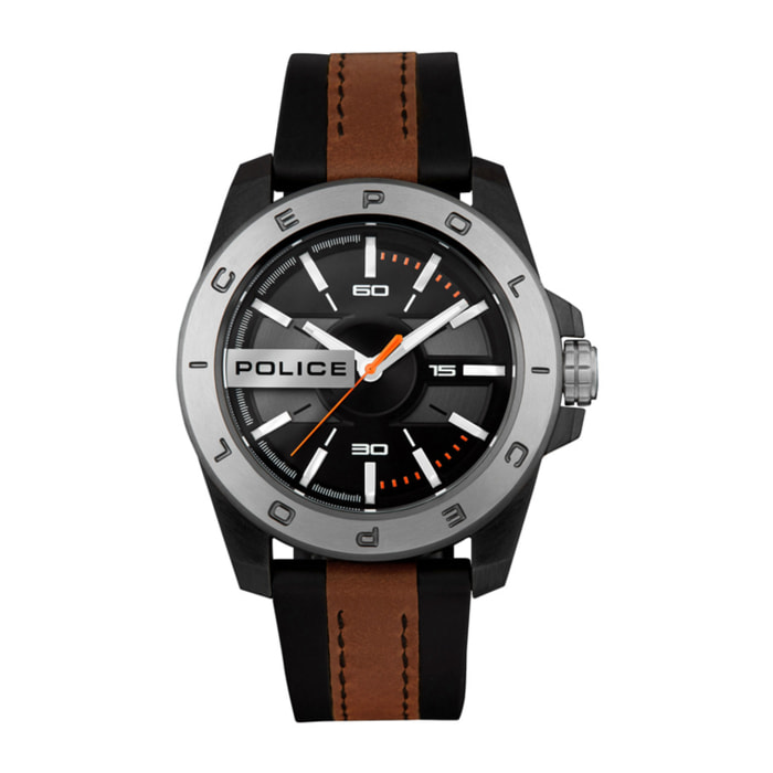 Reloj Police R1453310002 Hombre Analogico Cuarzo con Correa de Cuero