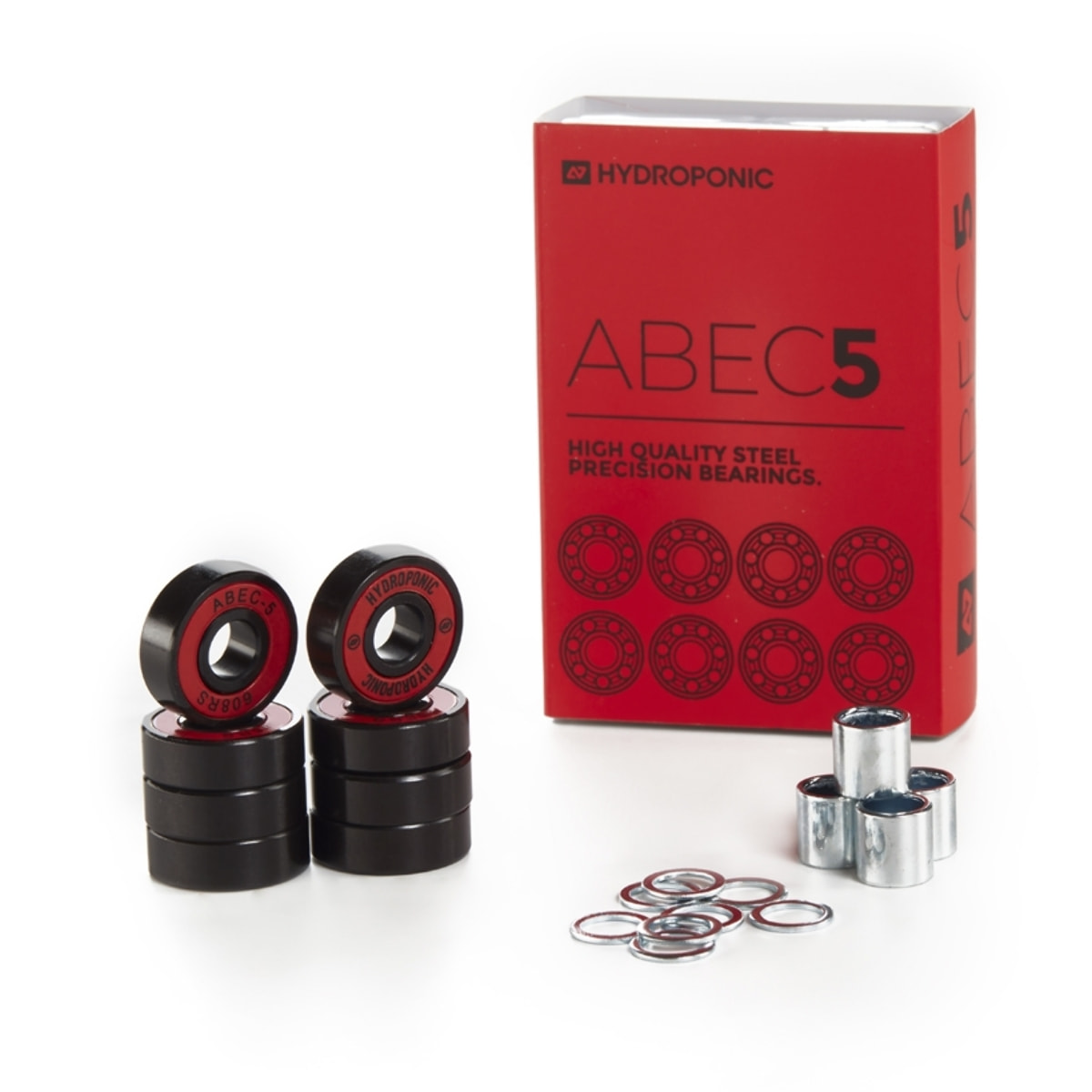 Rodamientos de skate Hydroponic HY BEARING ABEC 5-RED
