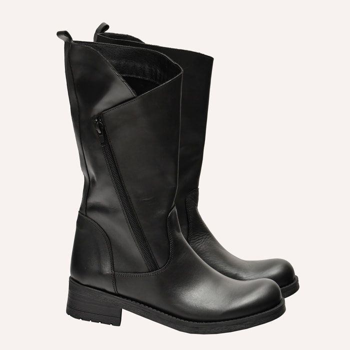 Stivaletto in vera pelle