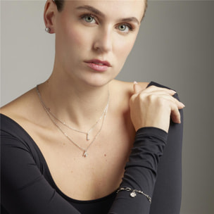 Pulsera Lux by Lux acabado plata