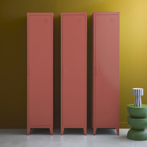 Armoire casier industriel métal 4 espaces de rangement (lot de 3) SOHO