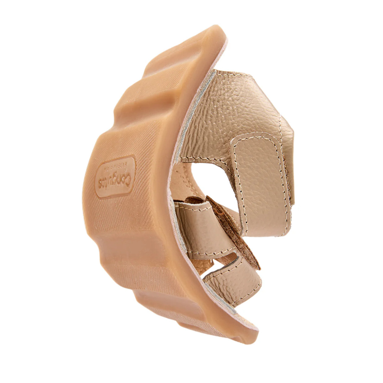 Sandalias de Niña de Napa Barefoot Goflex en Beige
