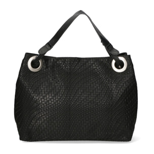 Borsa a spalla da Donna Emilia in Vera Pelle Made in Italy 29x36x13 cm