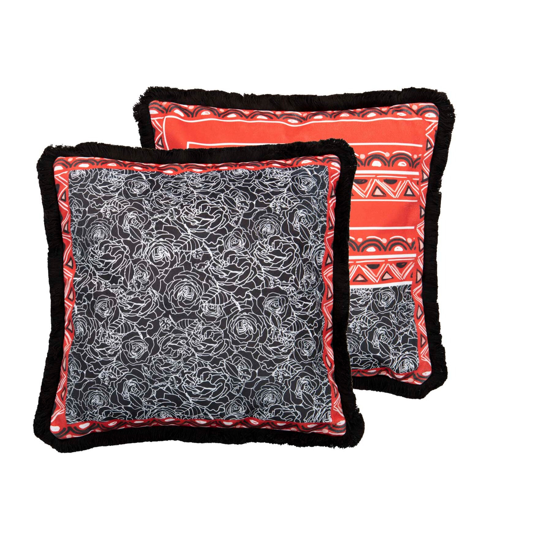 Cojin Classic Geometria Velvet 45x13x45 Cm