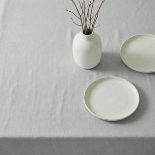 Nappe antitache au toucher tissu imperméable GRIS PIERRE