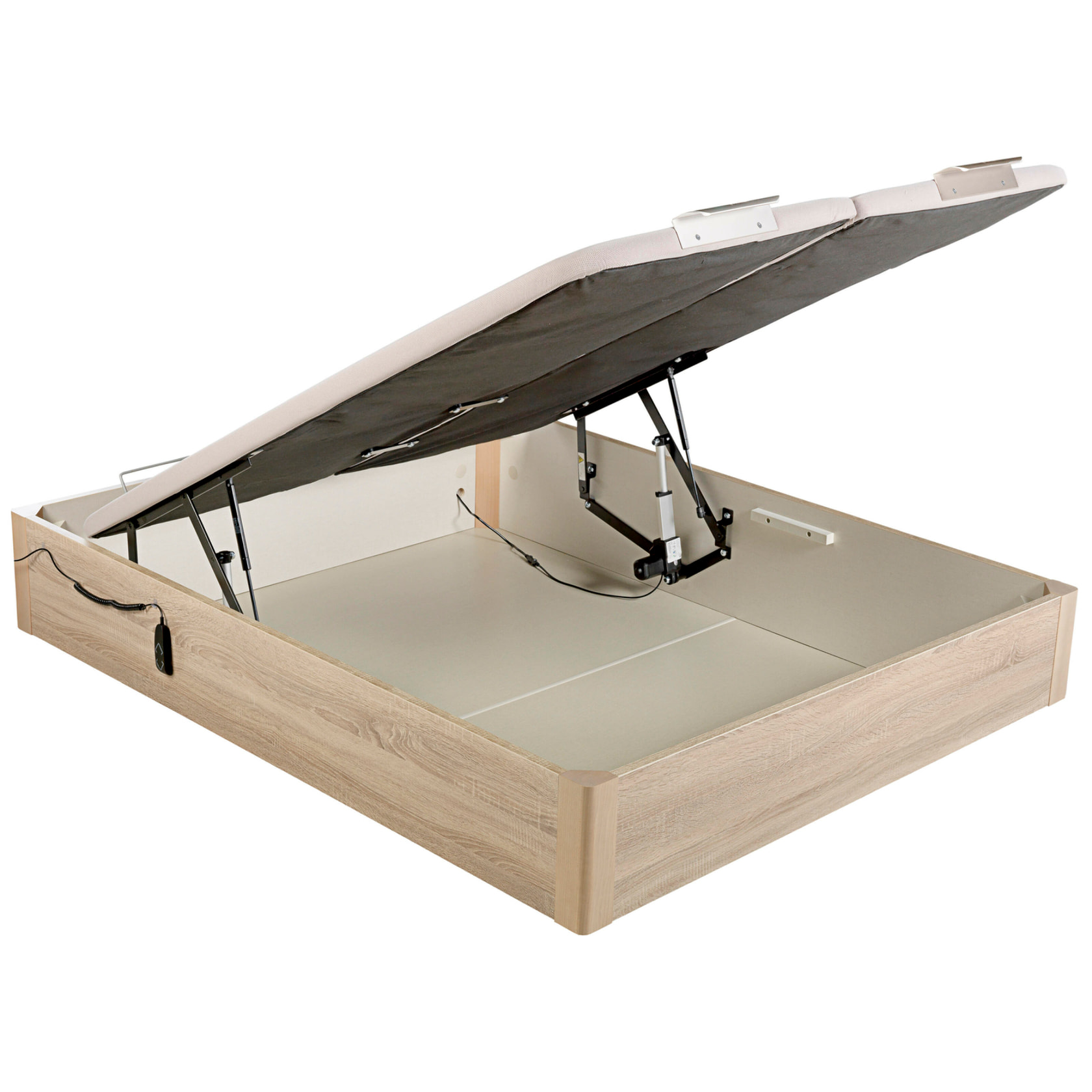Canapé Abatible Eléctrico | 31CM | ENVIO, MONTAJE Y RETIRADA INCLUIDO | Madera | Tapa Doble | Design