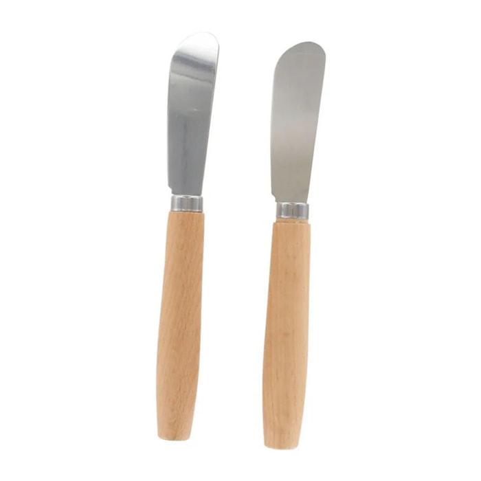 Lot de 2 couteaux à beurre 18 cm Fackelmann Sybarys