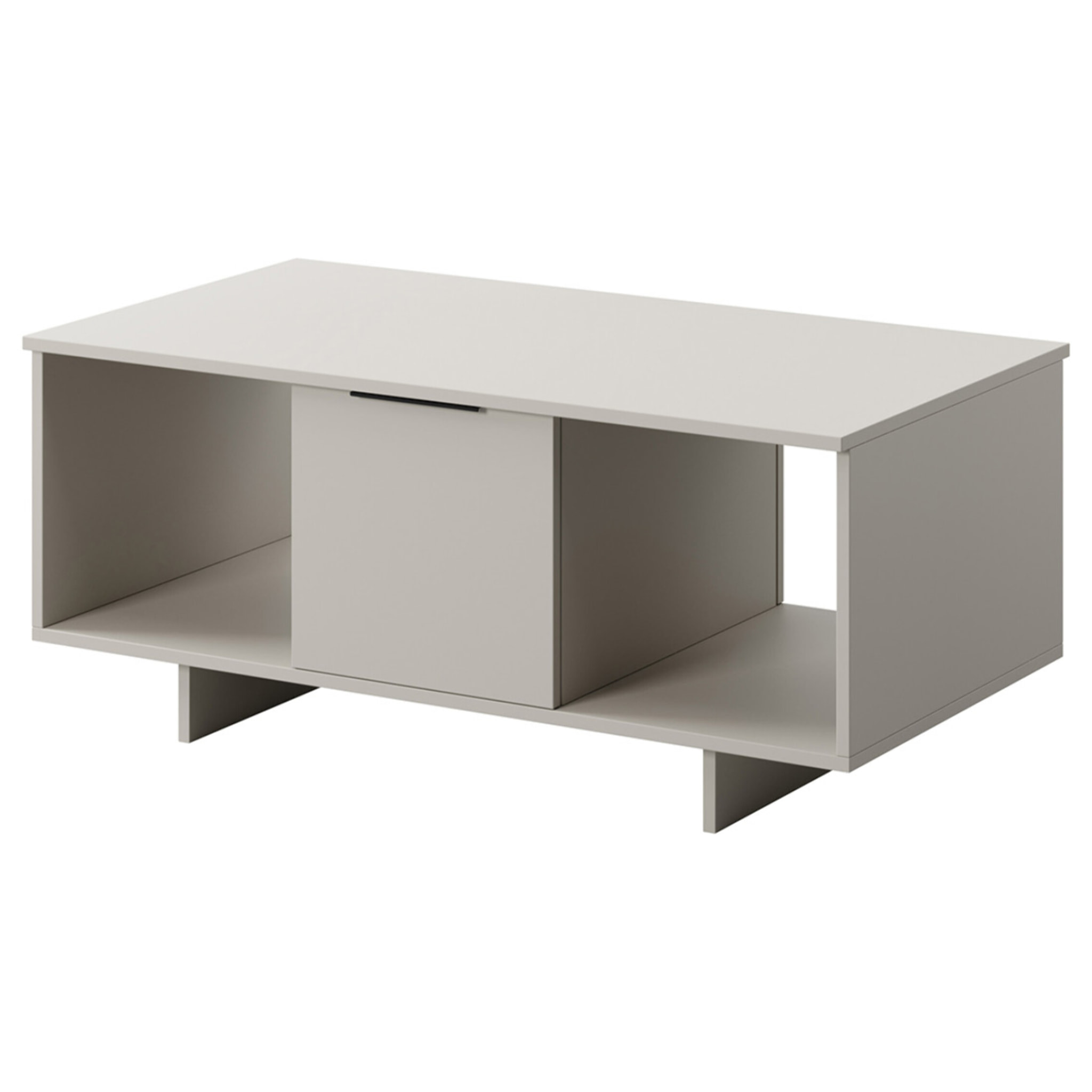 Canterbury - table basse - beige - 2 niches et 2 portes - 100 cm - Beige