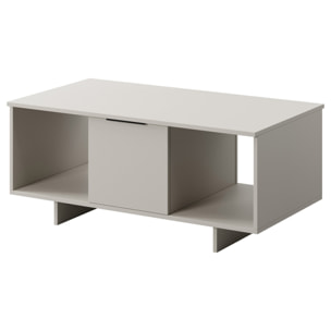 Canterbury - table basse - beige - 2 niches et 2 portes - 100 cm - Beige