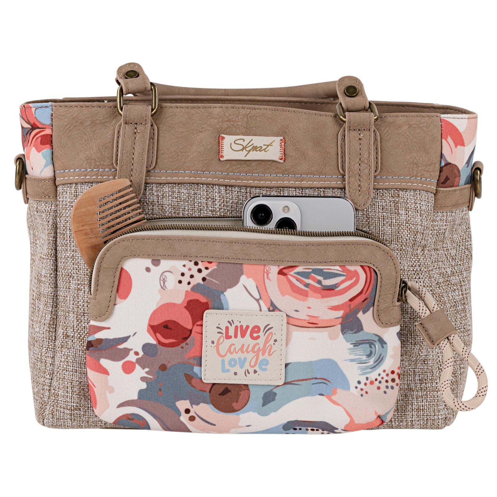 Bolso De Mano Skpat Leyre Taupe