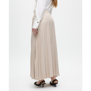 Gonna plissettata effetto cerato