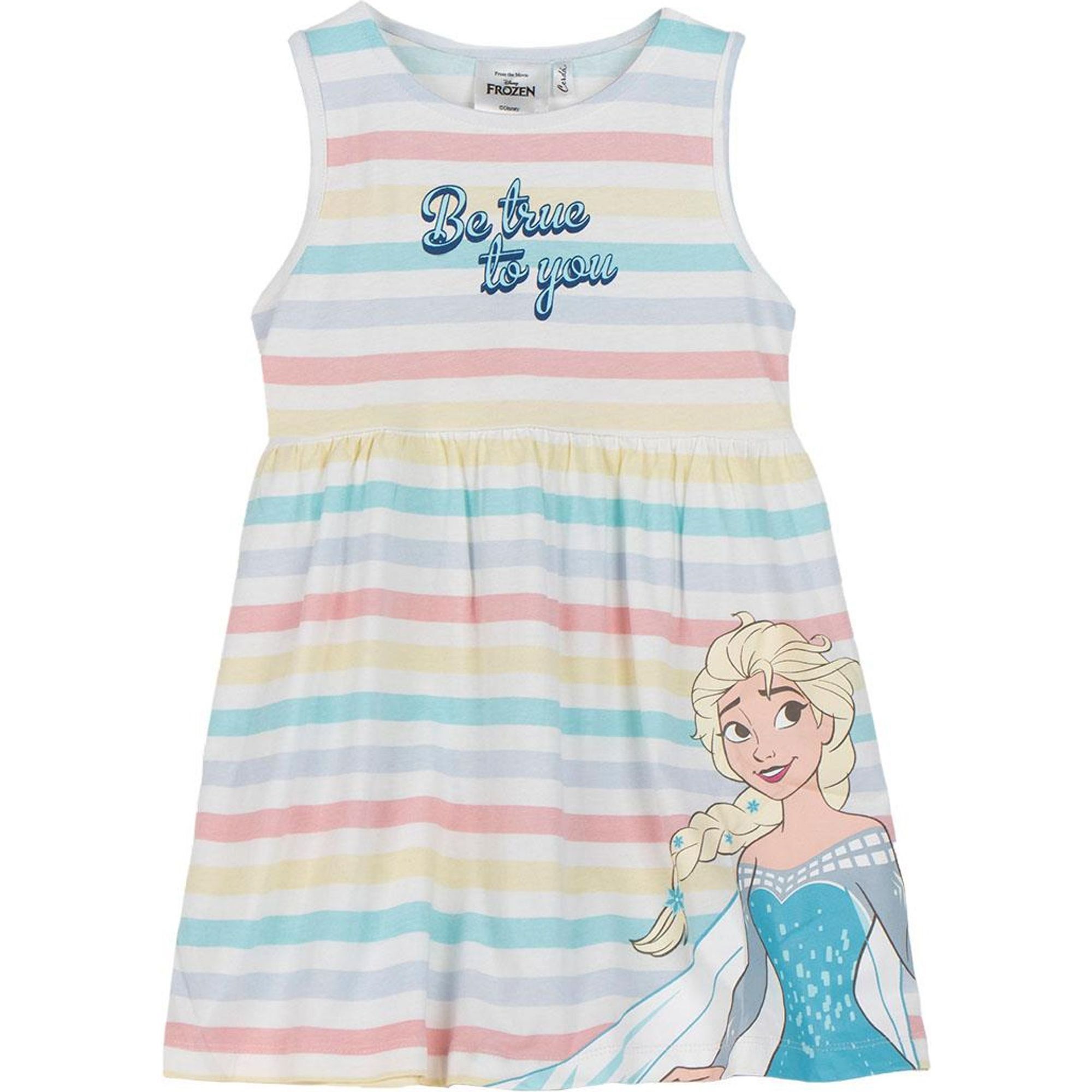 Vestido Single Jersey Frozen