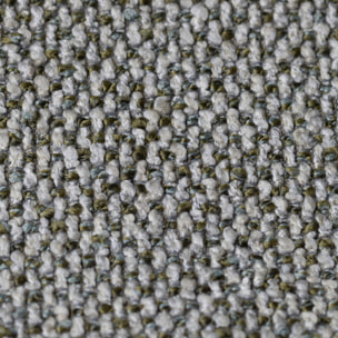 Fauteuil en tissu vert chiné SACHA