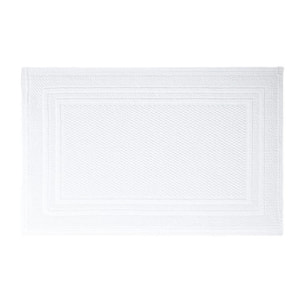 Tapis de bain Coton FLAIR  50x80cm Blanc Elements by Spirella