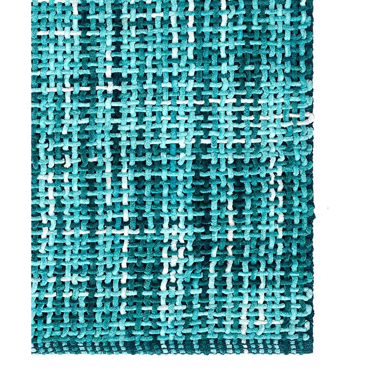 Tappeto bagno CRAZY TIFFANY in microfibra misto cotone, morbido antiscivolo lavabile in lavatrice, tappetino lavabo sanitari bagno