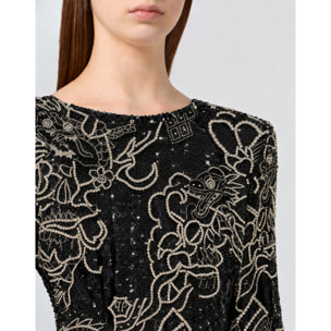 PHILIPP PLEIN Vestido corto SKULL