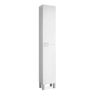 Columna de baño Koncept 2 puertas Blanco brillo