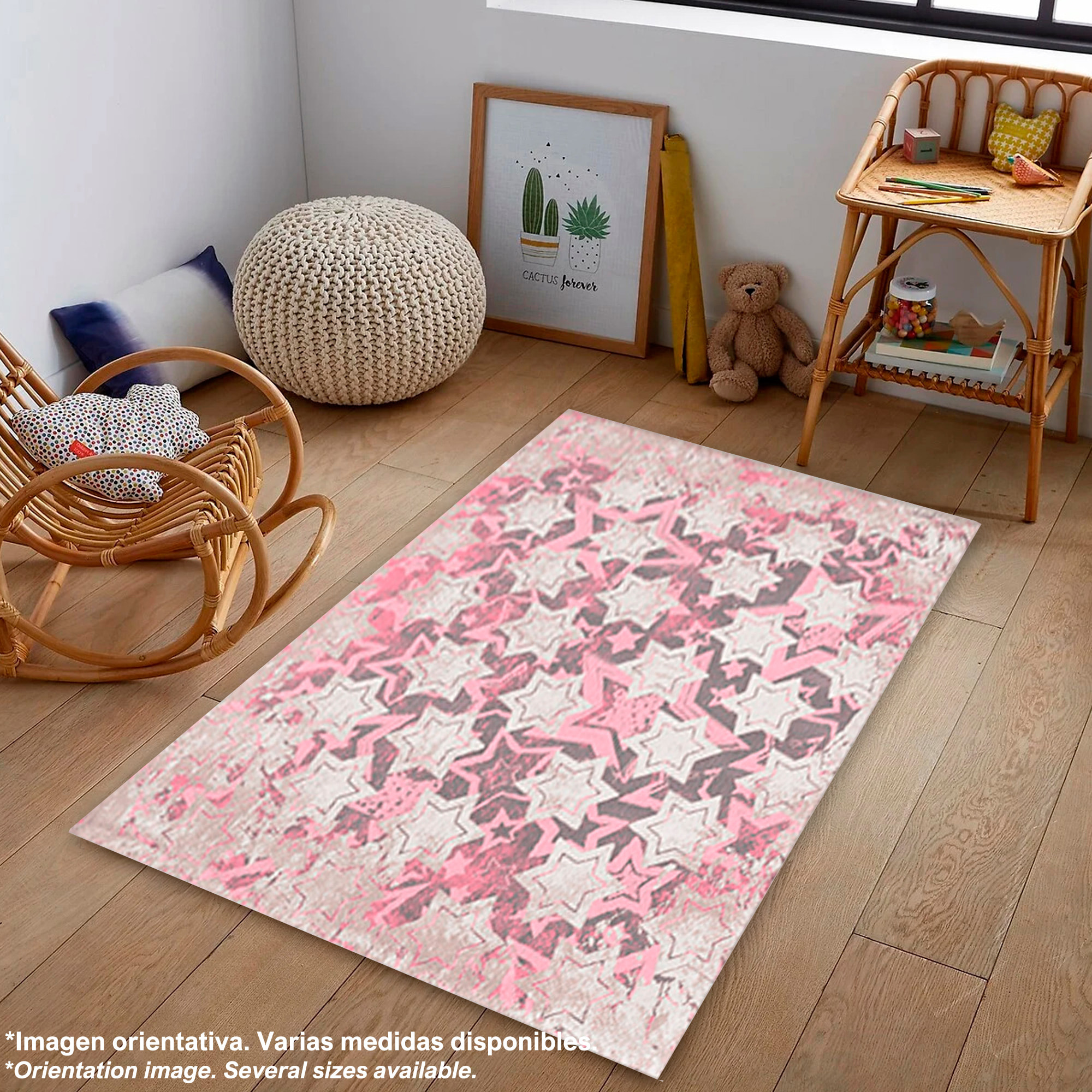 Alfombra de Poliester estampada 100 x 150cm
