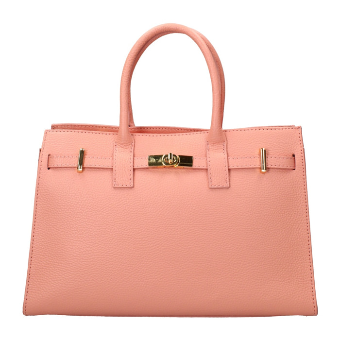 Borsa a mano da donna Made in Italy - Modello Zelia Ultra - 100% pelle - 37.5 x 24.0 x 14.0 cm